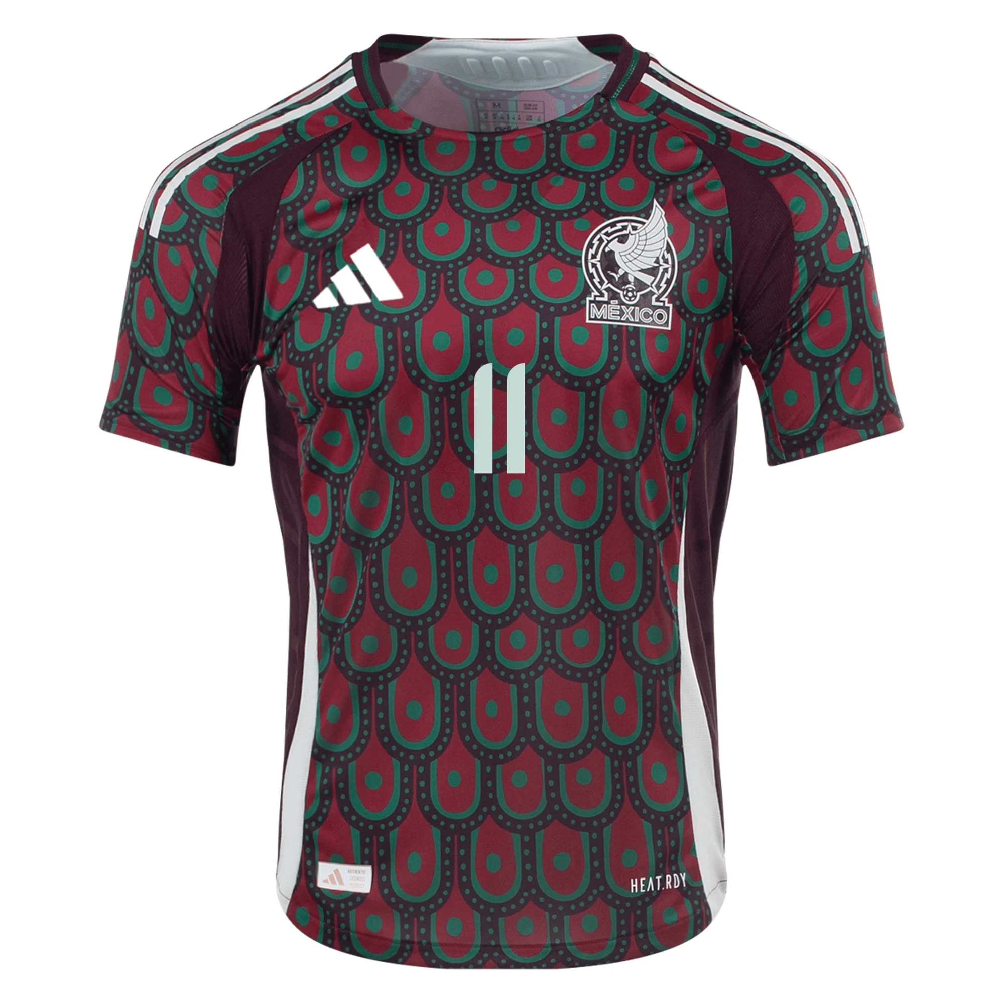 正規品　メキシコ代表 Álvarez選手 死者の日エディション　ユニフォーム　M adidas Mexico Authentic Santiago Giménez Home Jersey 24/25 (Multicolor