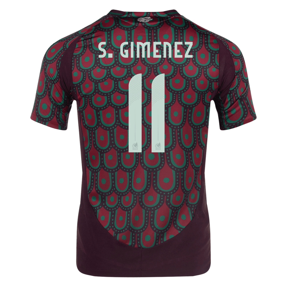 adidas Mexico Authentic Santiago Giménez Home Jersey 24/25 (Multicolor) | SoccerWearhouse