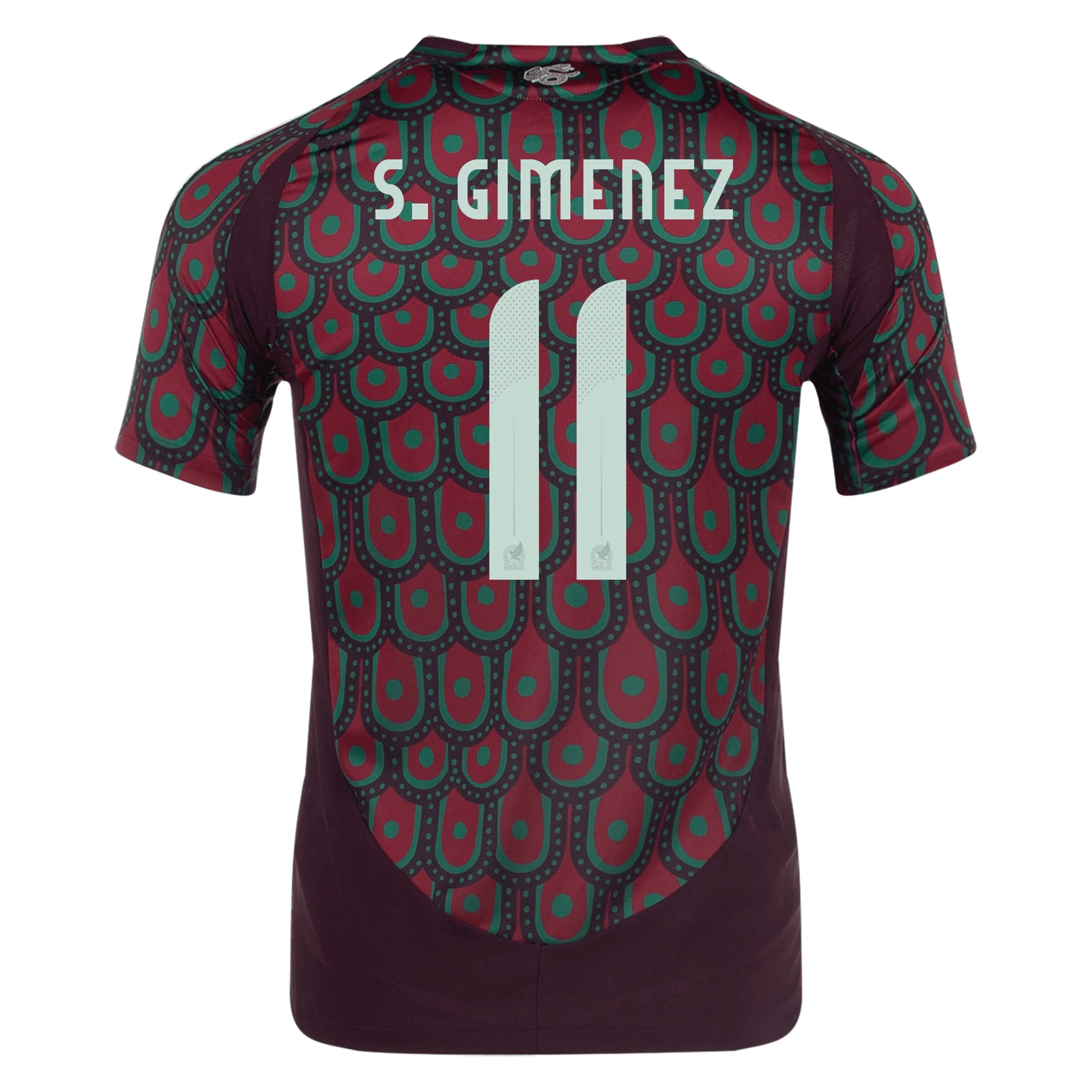 adidas Mexico Authentic Santiago Giménez Home Jersey 24/25 (Multicolor) | SoccerWearhouse