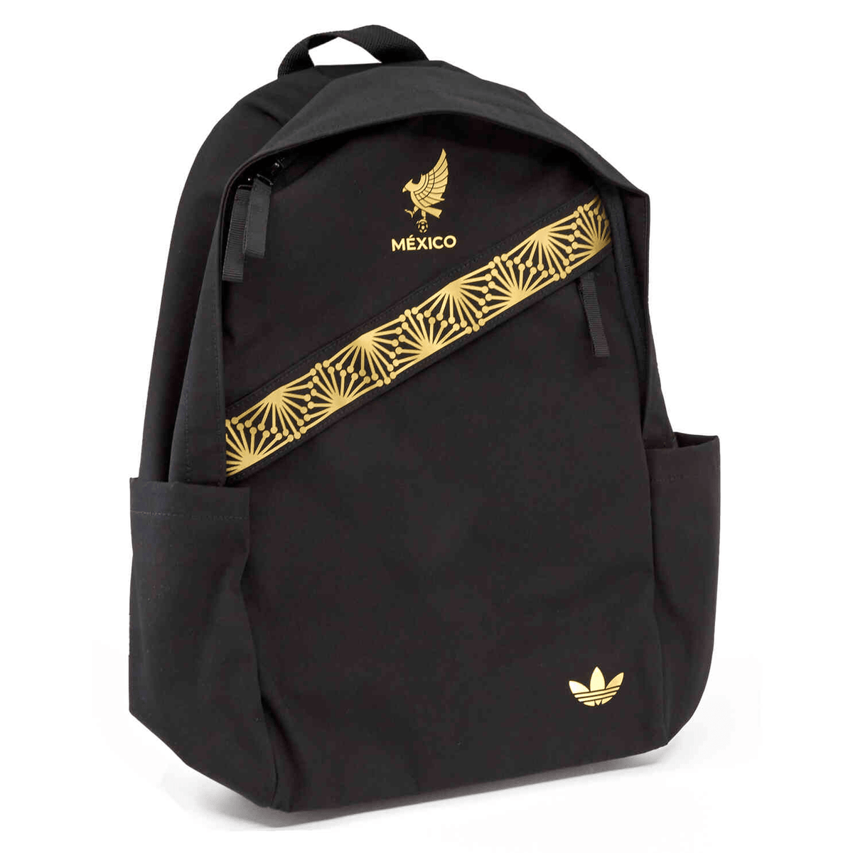 Adidas Mexico Backpack 25/26 (Black/Gold Metallic) | SoccerWearhouse