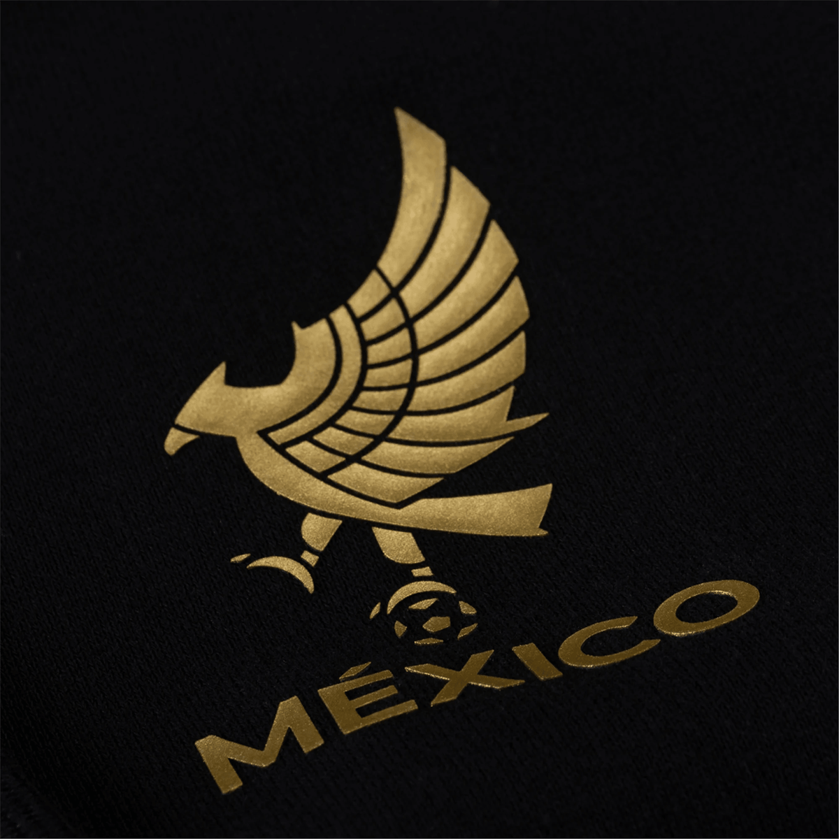 adidas Mexico DNA Hoodie 25/26 (Black/Gold) | SoccerWearhouse