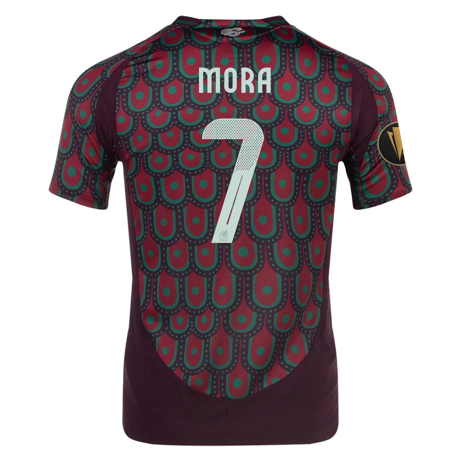adidas Mexico Gilberto Mora Home Jersey 24/25 w/ Gold Cup 2025 Patches (Multicolor) | SoccerWearhouse
