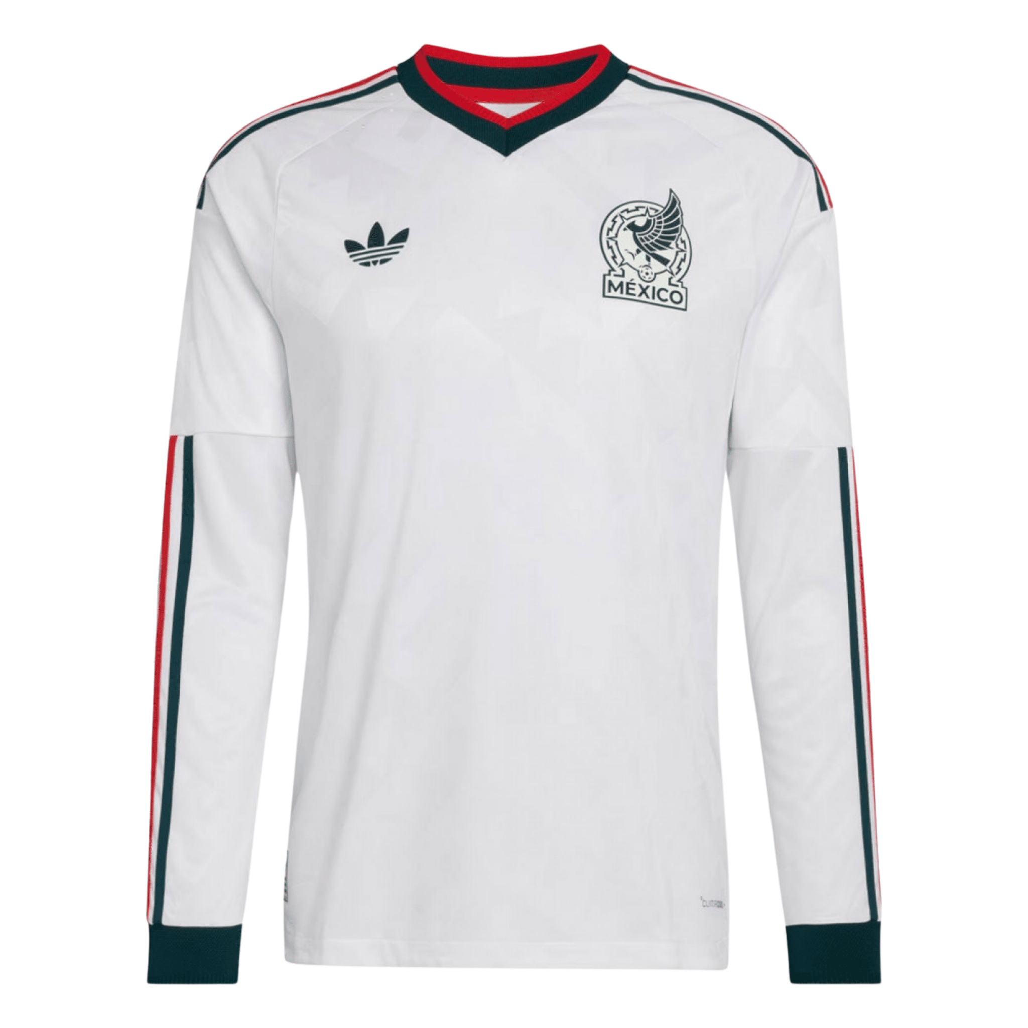 adidas Mexico Long Sleeve Authentic Away Jersey 2026 (White)