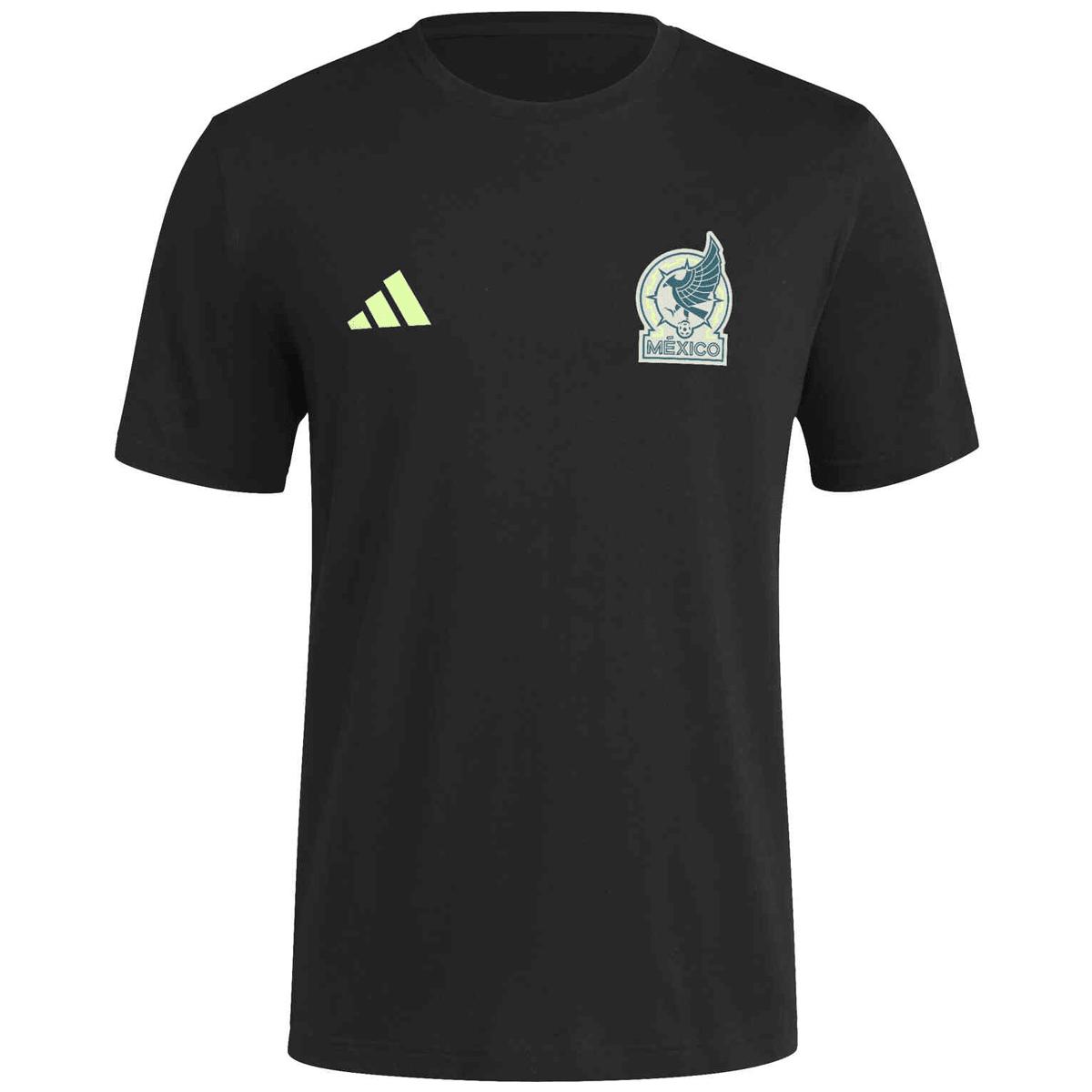 adidas Mexico Nation T-Shirt 24/25 (Black) | SoccerWearhouse