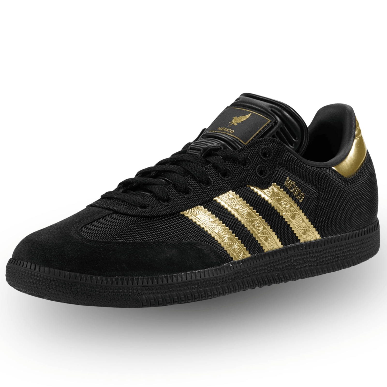 adidas Mexico Samba 2025 (Black/Gold Metallic) | SoccerWearhouse