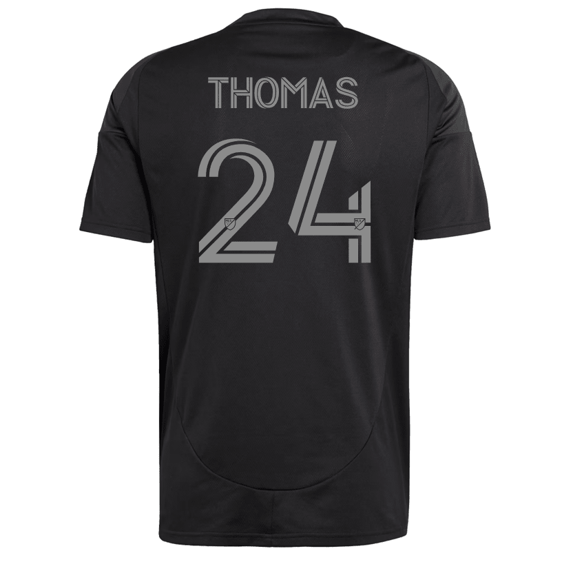 adidas Mikah Thomas Charlotte FC Away Jersey 25/26 (Black) | SoccerWearhouse