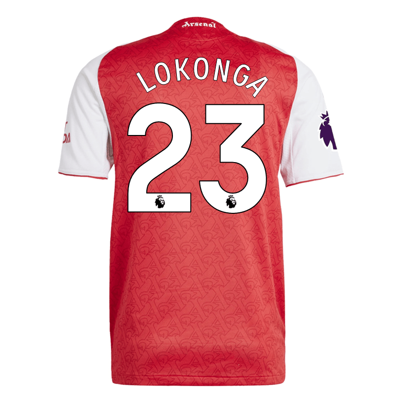 adidas Mikel Merino Arsenal FC Authentic Home Jersey 25/26 w/ EPL Patch (Better Scarlet/White | SoccerWearhouse