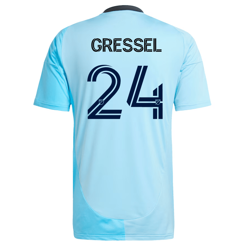 adidas Minnesota United Julian Gressel Away Jersey 25/26 (Zenith Blue) | SoccerWearhouse