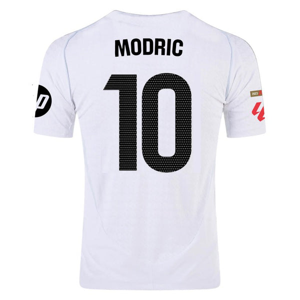 adidas Modrić Real Madrid Authentic Home Jersey w/ La Liga Patches 24/