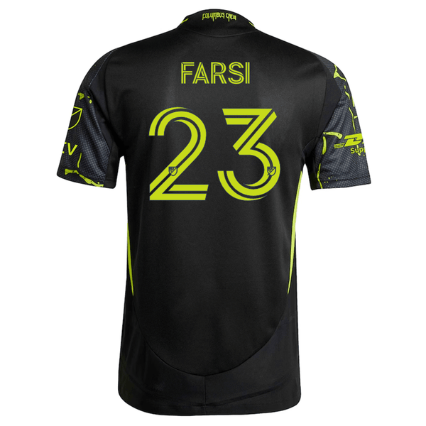 adidas Mohamed Farsi Columbus Crew Authentic Away Jersey w/ MLS Patche