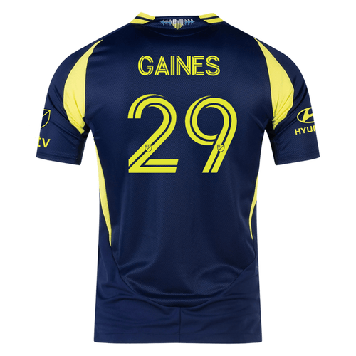 adidas Nashville Authentic Julian Gaines Away Jersey w/ MLS + Apple TV 25/26 (Tena Blue) - S