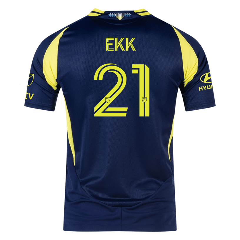 adidas Nashville Authentic Maximus Ekk Away Jersey w/ MLS + Apple TV 25/26 (Tena Blue) | SoccerWearhouse