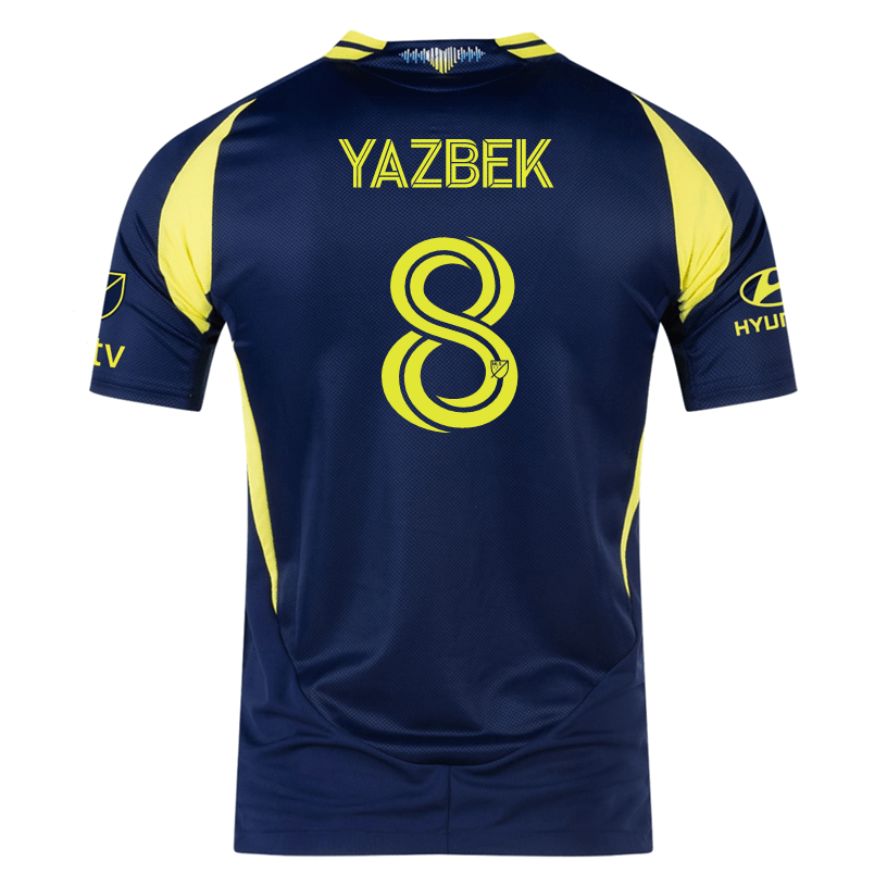 adidas Nashville Authentic Patrick Yazbek Away Jersey w/ MLS + Apple TV 25/26 (Tena Blue) | SoccerWearhouse