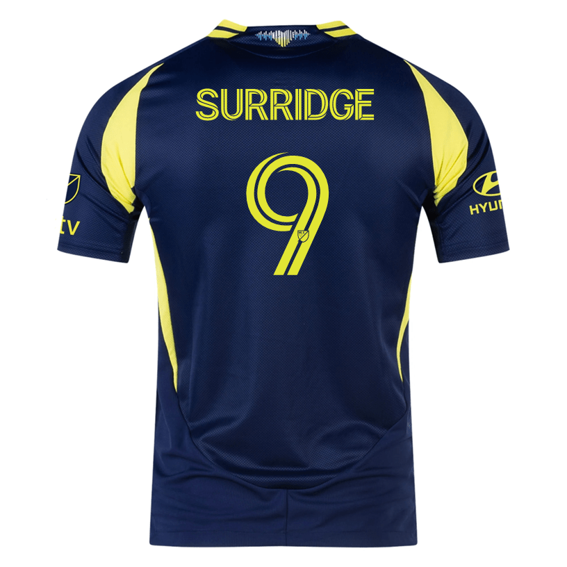 adidas Nashville Authentic Sam Surridge Away Jersey w/ MLS + Apple TV 25/26 (Tena Blue) | SoccerWearhouse