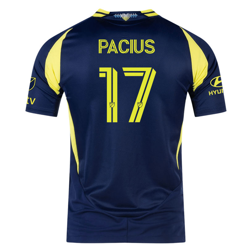 adidas Nashville Authentic Woobens Pacius Away Jersey w/ MLS + Apple TV 25/26 (Tena Blue) | SoccerWearhouse