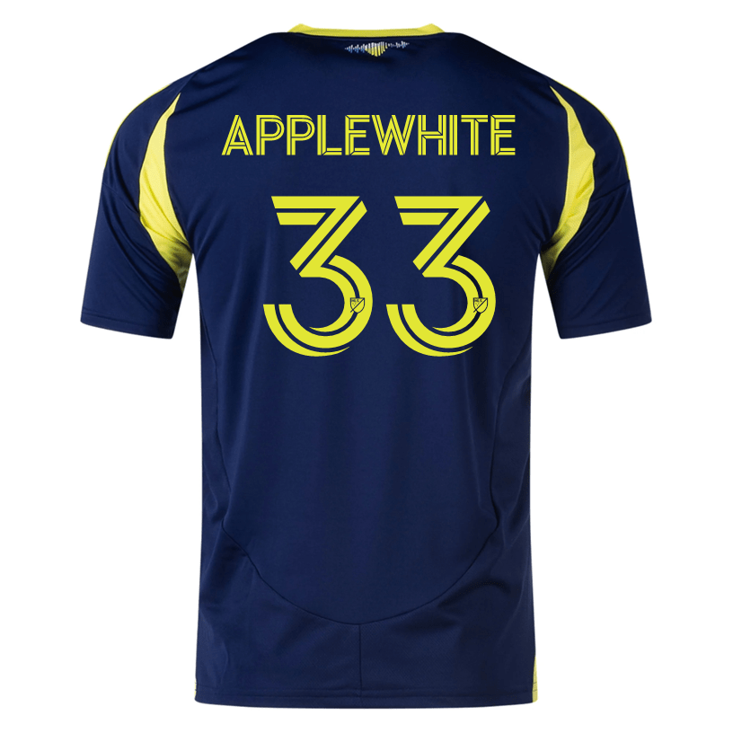 adidas Nashville Chris Applewhite Away Jersey 25/26 (Tena Blue) | SoccerWearhouse
