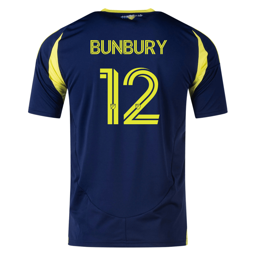 adidas Nashville Teal Bunbury Away Jersey 25/26 (Tena Blue) | SoccerWearhouse