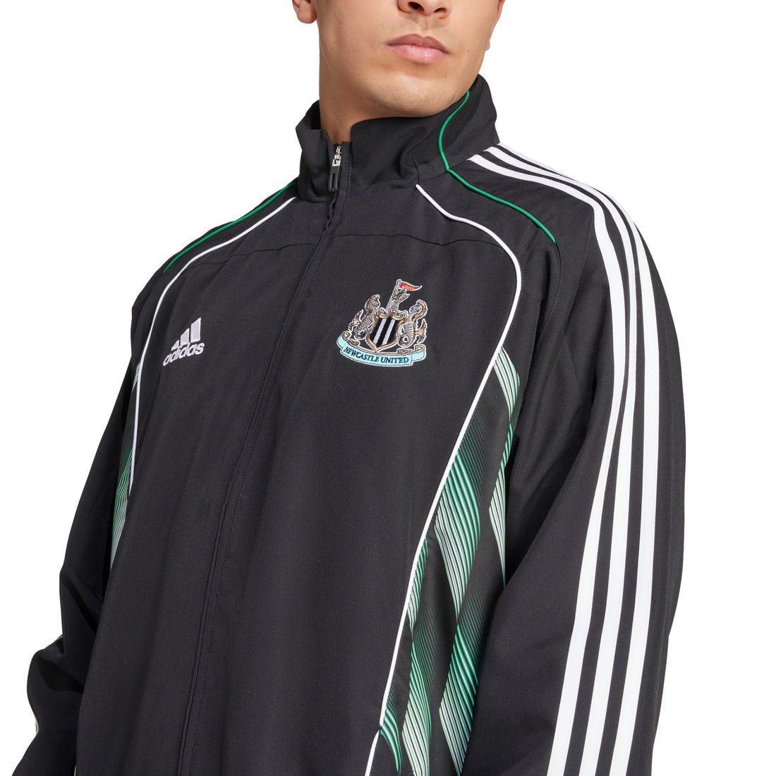 adidas Newcastle 24/25 Urban Purist Track Top Jacket (Black/White) | SoccerWearhouse