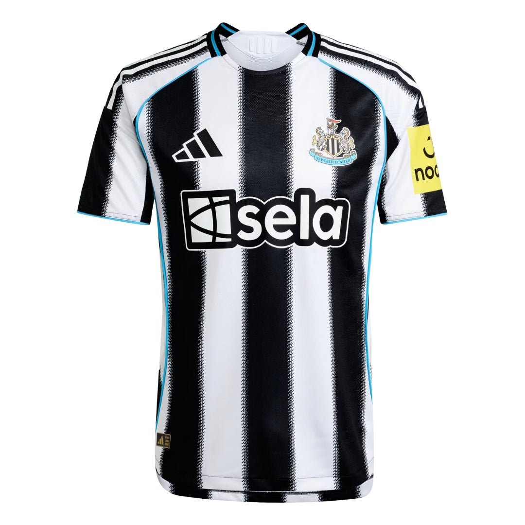 adidas Newcastle United 25/26 Authentic Home Jersey (Black/White) | SoccerWearhouse