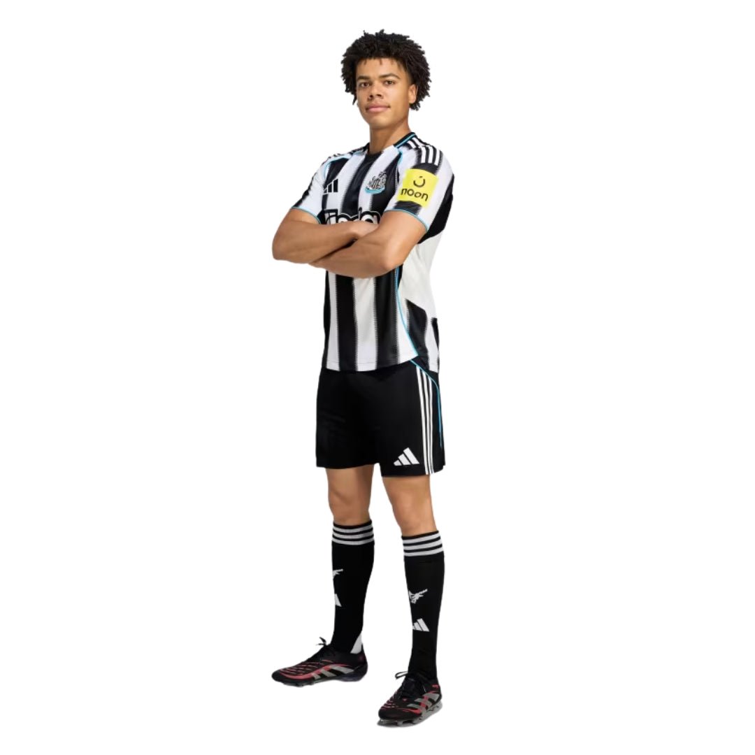 adidas Newcastle United 25/26 Authentic Home Jersey (Black/White) | SoccerWearhouse