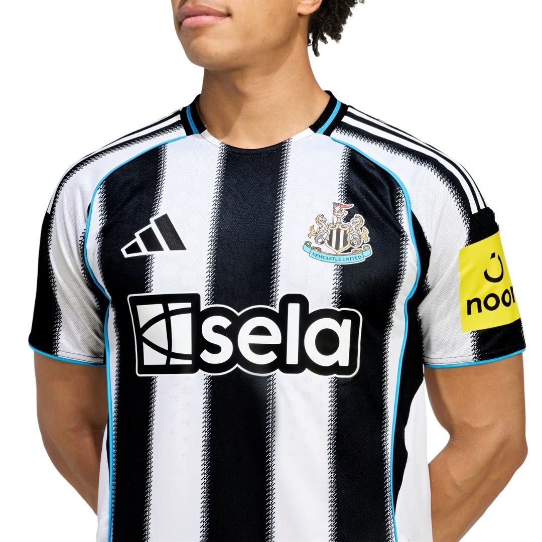 adidas Newcastle United 25/26 Authentic Home Jersey (Black/White) | SoccerWearhouse