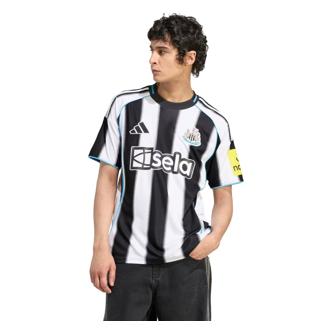 adidas Newcastle United 25/26 Home Jersey (Black/White) | SoccerWearhouse