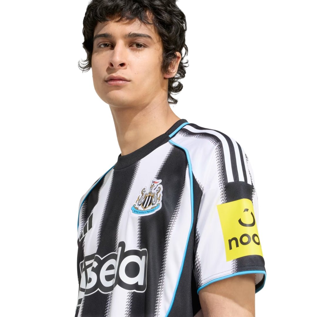 adidas Newcastle United 25/26 Home Jersey (Black/White) | SoccerWearhouse
