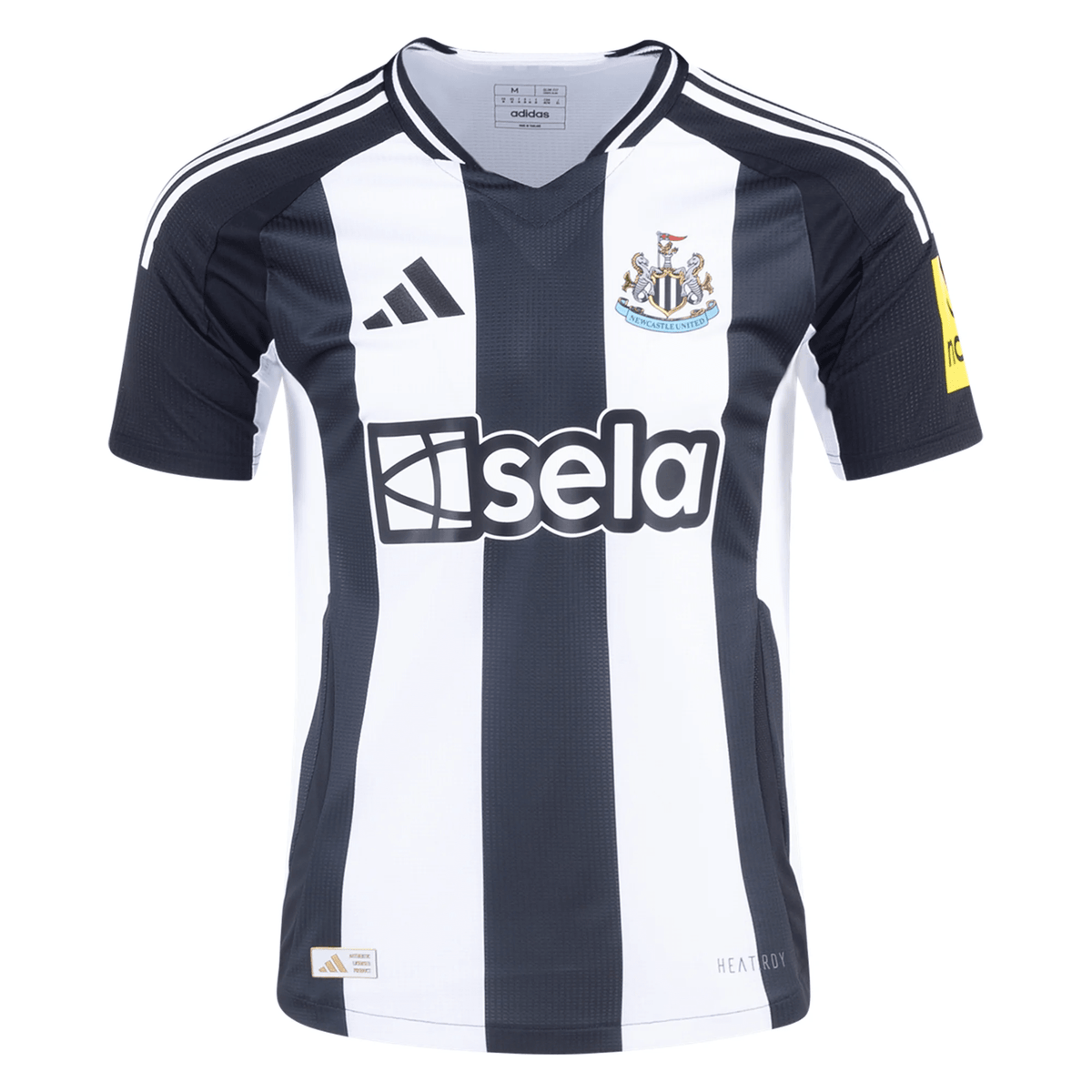 Adidas Newcastle United Authentic Home Jersey 24/25 (Black/White) | SoccerWearhouse
