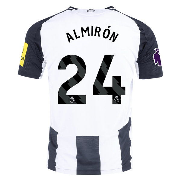 Adidas Newcastle United Authentic Miguel Almirón Home Jersey w/ EPL Pa