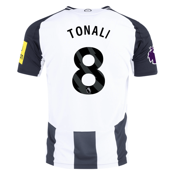 Adidas Newcastle United Authentic Sandro Tonali Home Jersey w/ EPL Pat