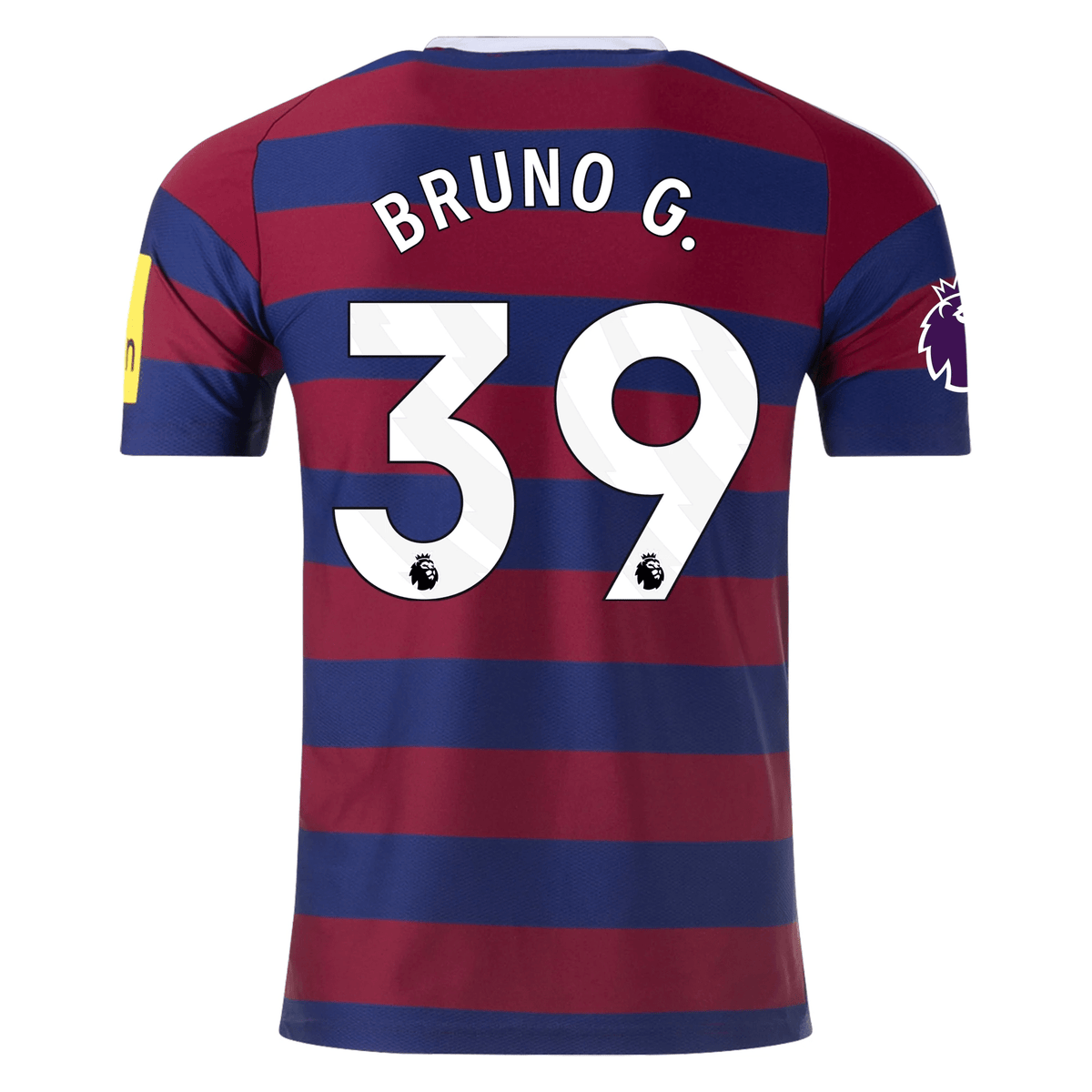 adidas Newcastle United Bruno Guimarães Away Jersey w/ EPL Patch 24/25 (Team College Blue/Night Sky) | SoccerWearhouse