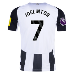 adidas Newcastle United Joelinton Home Jersey w/ EPL Patch 24/25 (Blac