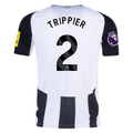 adidas Newcastle United Kieran Trippier Home Jersey w/ EPL Patch 24/25 (Black/White)