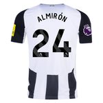 adidas Newcastle United Joelinton Home Jersey w/ EPL Patch 24/25 (Blac