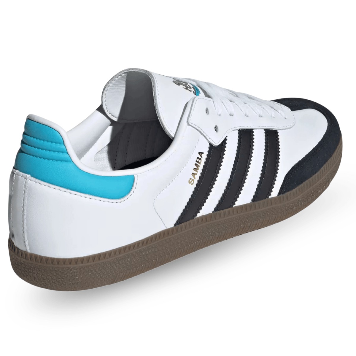 adidas Newcastle United Samba Soccer Shoes (White/Black/Sky Rush) | SoccerWearhouse