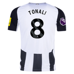 adidas Newcastle United Joelinton Home Jersey w/ EPL Patch 24/25 (Blac