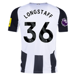 adidas Newcastle United Joelinton Home Jersey w/ EPL Patch 24/25 (Blac