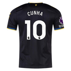 adidas Cunha Men's Manchester United Authentic Third Jersey 25/26 w/ N