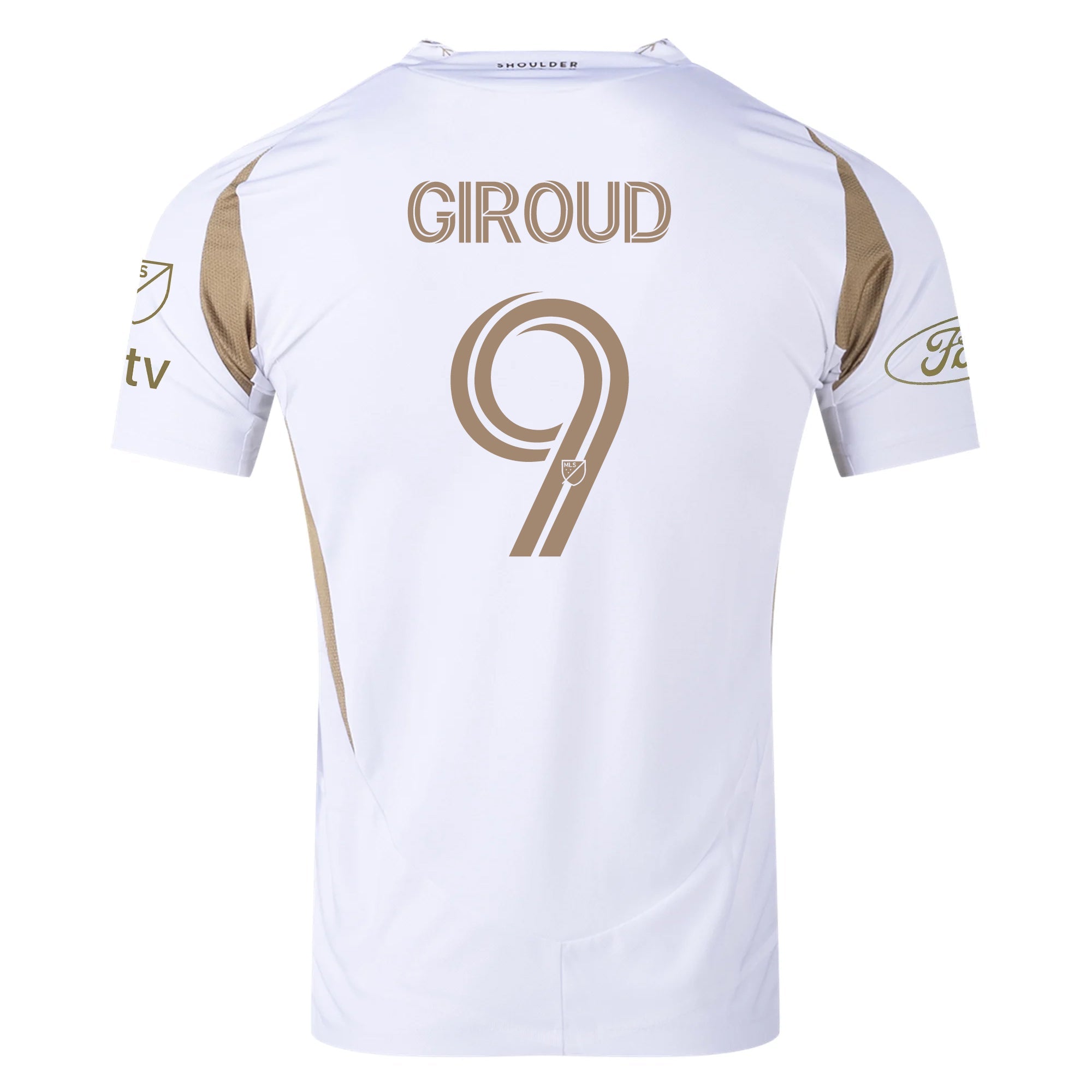 LAFC ジルー ユニフォーム adidas Olivier Giroud LAFC Authentic Away Jersey w/ MLS + Apple + Ford