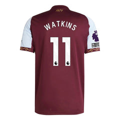 adidas Ollie Watkins Men's Aston Villa Home Jersey 25/26 w/ NRFR + EPL
