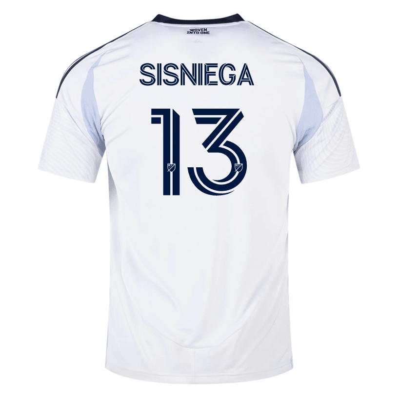 adidas Pablo Sisniega San Diego FC Away Jersey 25/26 (White) | SoccerWearhouse