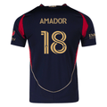 adidas Pedro Amador Atlanta United Authentic Home Jersey w/ MLS Patches 25/26 (Red/Black)