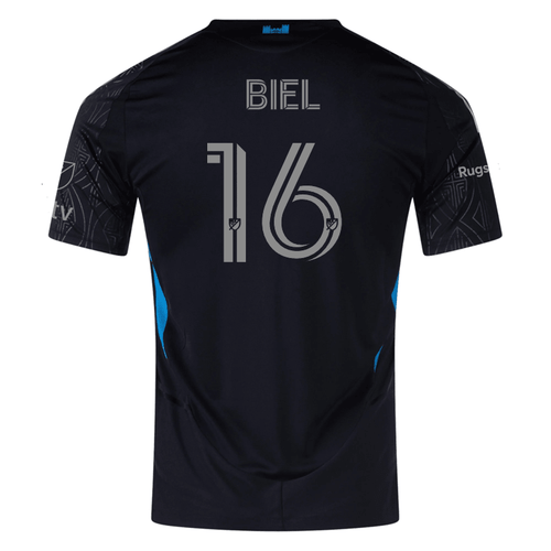 adidas Pep Biel Charlotte FC Authentic Away Jersey 25/26 (Black) - M