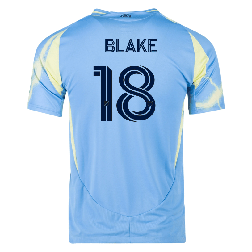 adidas Philadelphia Union Andre Blake Authentic Away Jersey 25/26 (Blue/Yellow) | SoccerWearhouse