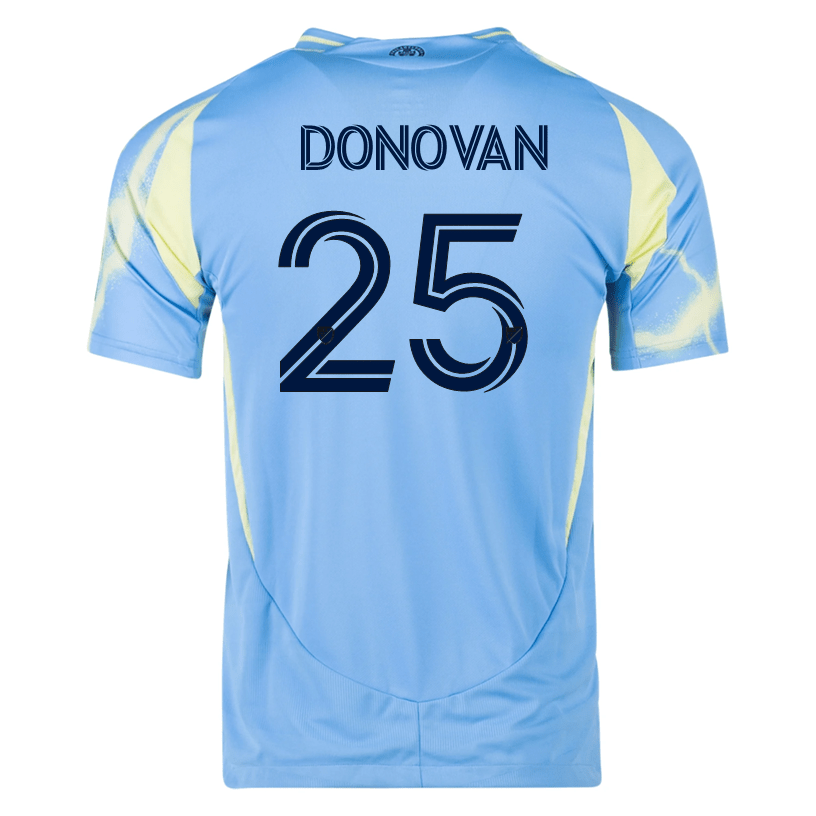 adidas Philadelphia Union Chris Donovan Authentic Away Jersey 25/26 (Blue/Yellow) | SoccerWearhouse