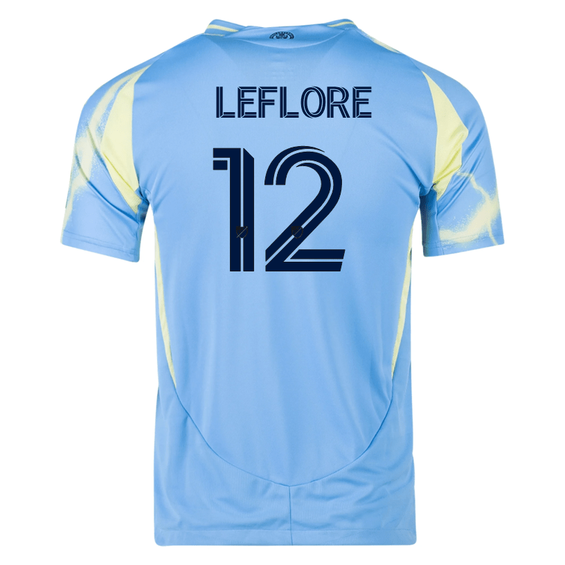 adidas Philadelphia Union Isaiah LeFlore Authentic Away Jersey 25/26 (Blue/Yellow) | SoccerWearhouse
