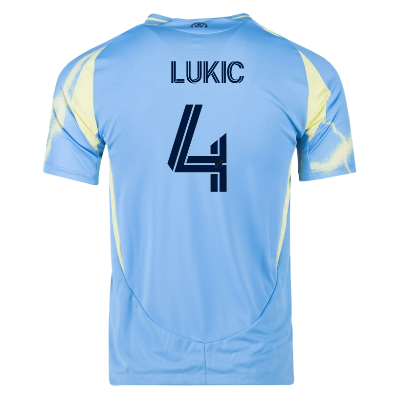 adidas Philadelphia Union Jovan Lukic Authentic Away Jersey 25/26 (Blue/Yellow) | SoccerWearhouse