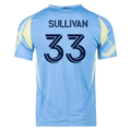 adidas Philadelphia Union Quinn Sullivan Authentic Away Jersey 25/26 (Blue/Yellow)