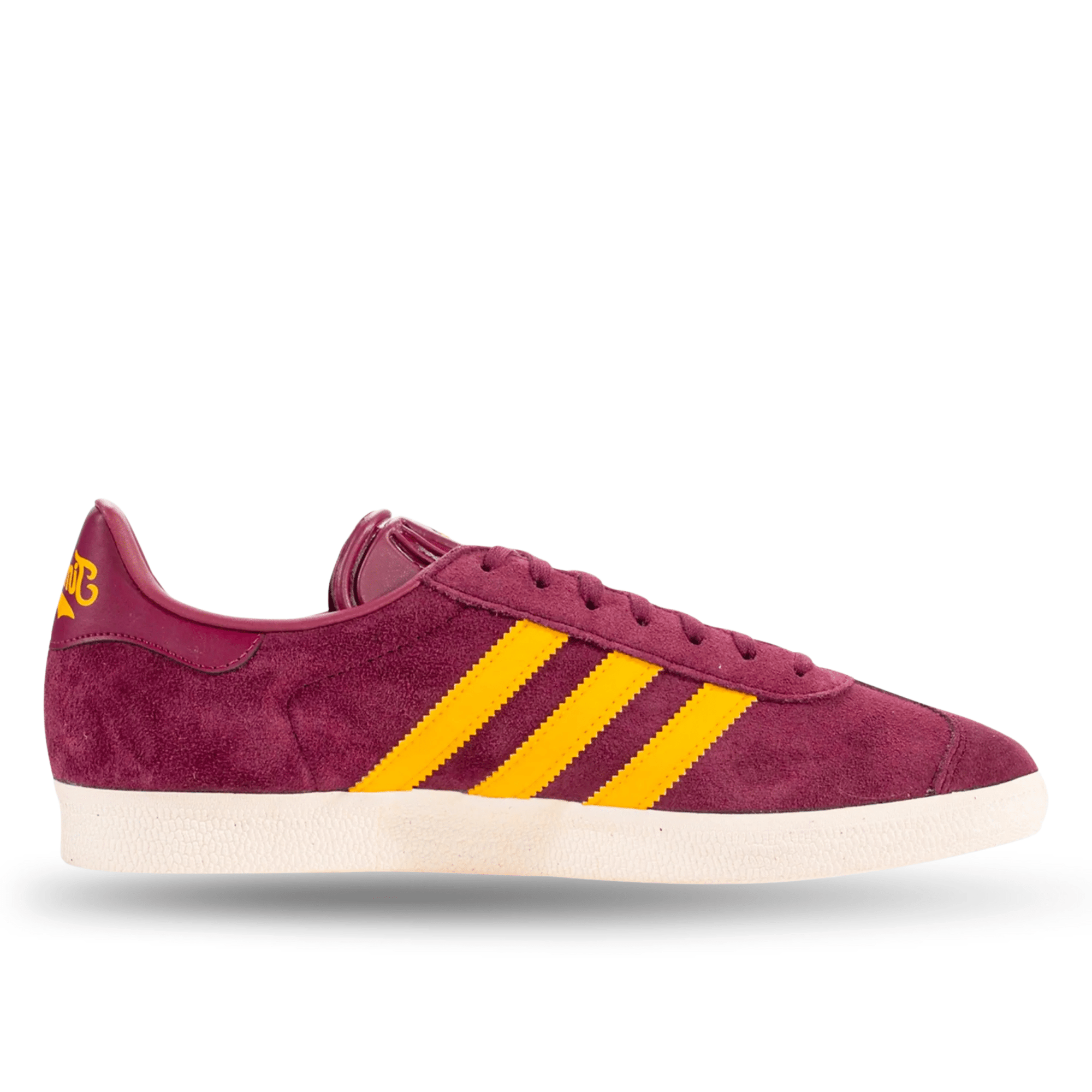 adidas Portland Timbers Gazelle Indoor Soccer Shoes (Maroon/Crew Yellow) 9.5 M / 10.5 W