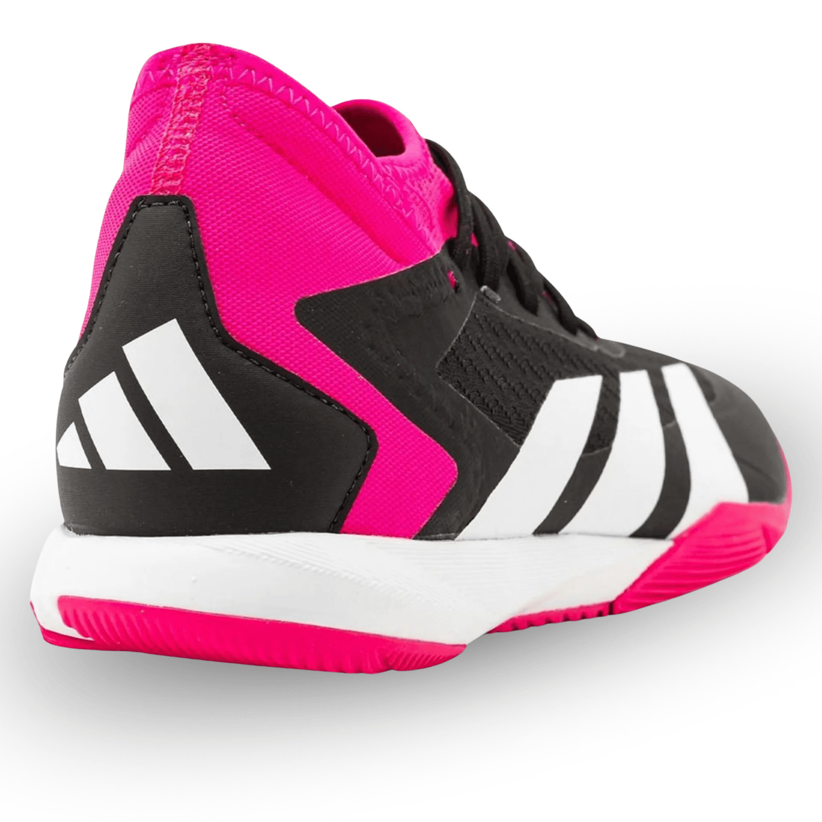 adidas Predator Accuracy Indoor Shoes (Core Black/Team Shock Pink) | SoccerWearhouse